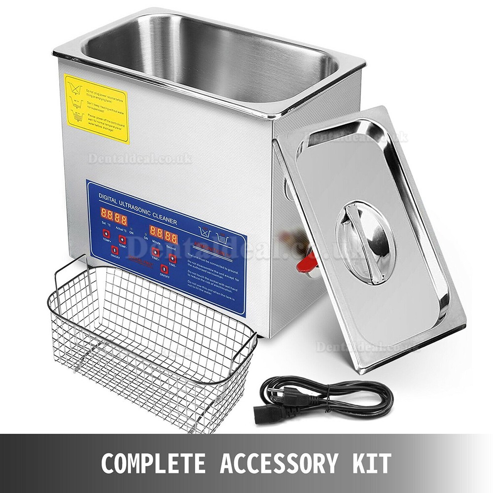 15L Ultrasonic Cleaner Machine Industry Heated Heater w/Timer Stainless Steel PS-60A