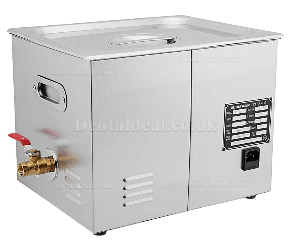 15L Ultrasonic Cleaner Machine Industry Heated Heater w/Timer Stainless Steel PS-60A