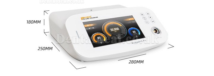 Pluspower®Ai-S-Pro Dental Implant Surgery Machine Brushless Motor with 20:1 Contra-angle