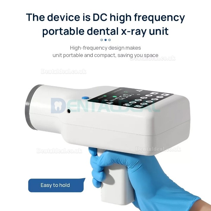 Portable High-Frequency Handheld Dental X-Ray Unit with RVG Intraoral Sensor Kit