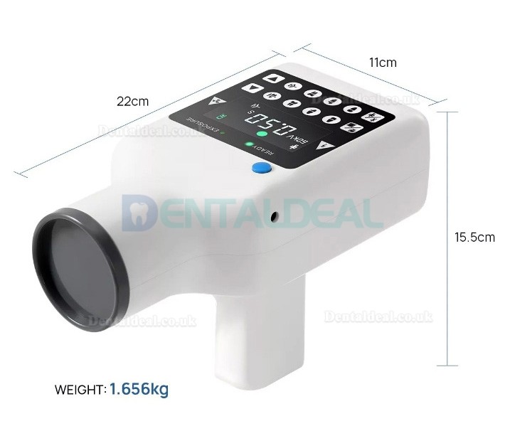 Portable High-Frequency Handheld Dental X-Ray Unit with RVG Intraoral Sensor Kit