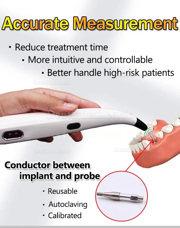 Handheld Dental Implant Stability Monitor Implant Stability Measuring Meter ISQ Tester