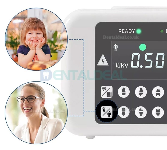 Handheld Portable Dental X-Ray Camera System with RVG Intraoral Sensor Kit 