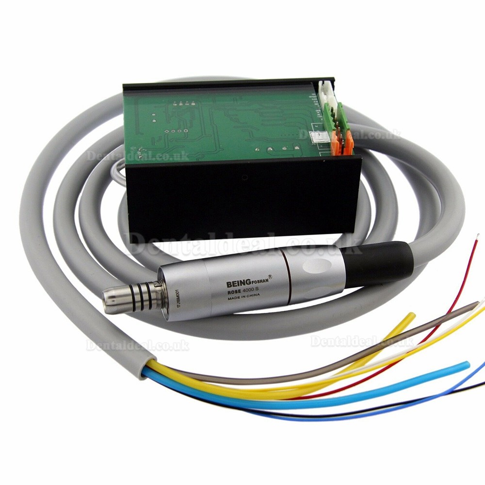 BEING Dental Built in Electric Motor + Contra Angle LED 1:5 Fiber Optic Handpiece