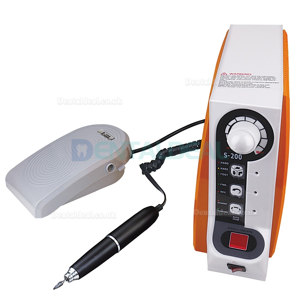 FASTSTRONG S-200 Dental Lab Brushless Micro Motor 60K RPM Handpiece