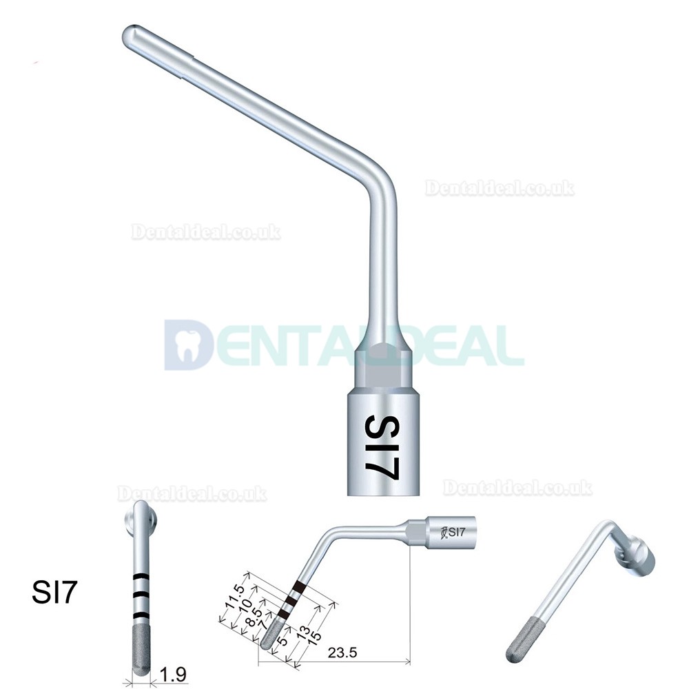 6Pcs/Set Woodpecker Implant Preparation Tips SL1 SI2 SI5 SI7 S18 S19