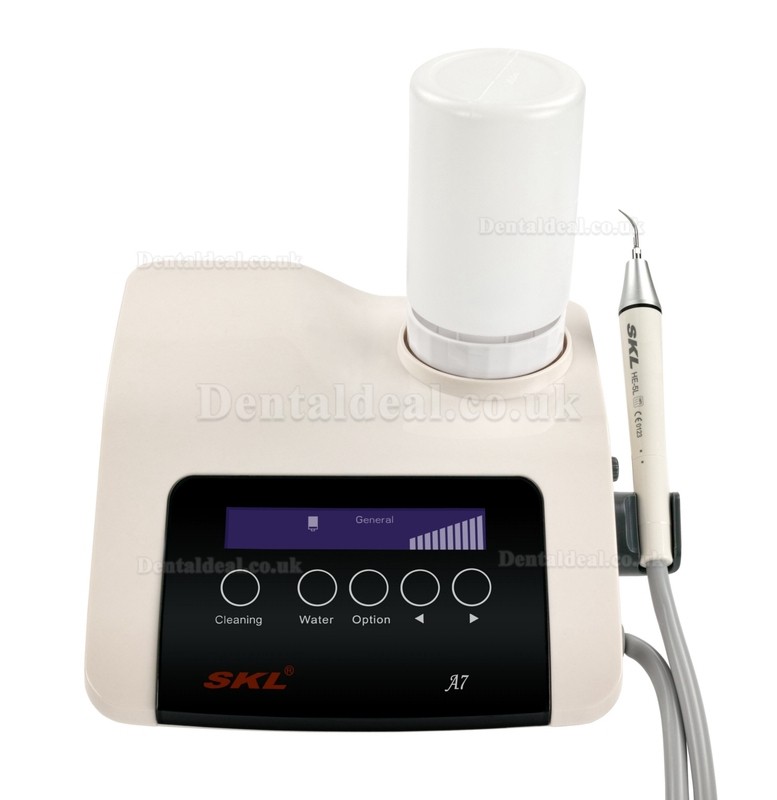 SKL® A7 LED Fiber Optic Ultrasonic Scaler with Water Tank EMS Compatible SKL® A7 LED Fiber Optic Ultrasonic Scaler with Water Tank EMS Compatible