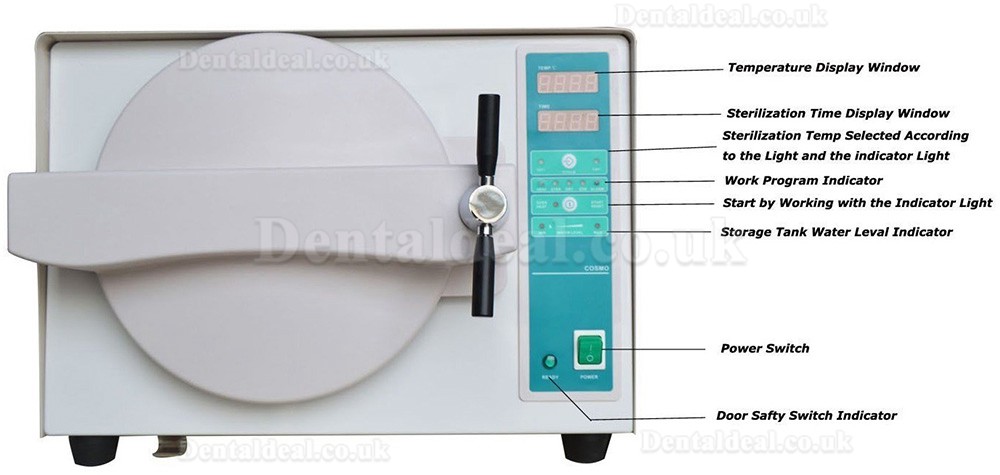 18L Dental Stainless Steel High Pressure Steam Sterilizer 18L Dental Stainless Steel High Pressure Steam Sterilizer