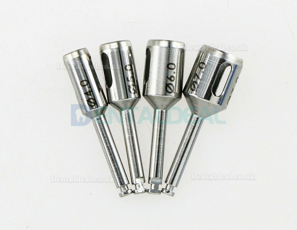 4Pcs/Set Dental Implant Tool Abutment Surgical Tissue Punch Drills