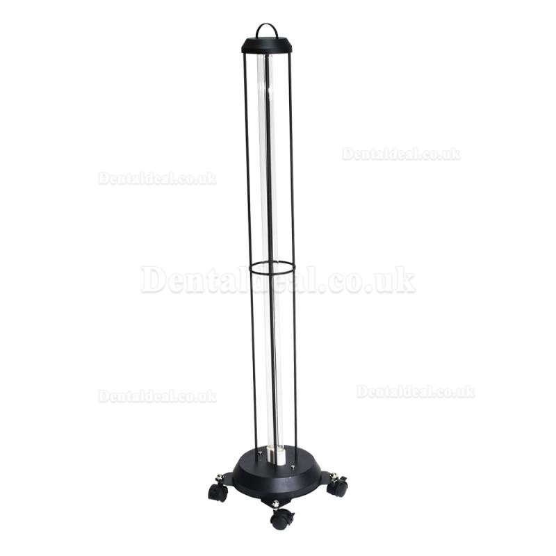 150W Commercial UV Light Sanitizer Mobile Ultraviolet Trolley Germicidal Lamp UVC Room Sterilizer with Radar Sensors