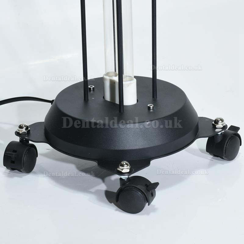 150W Commercial UV Light Sanitizer Mobile Ultraviolet Trolley Germicidal Lamp UVC Room Sterilizer with Radar Sensors