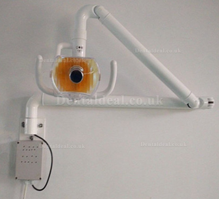50W Wall Hanging Dental Medical Oral Halogen Light Lamp with Arm Shadowless Cold Light 50W Wall Hanging Dental Medical Oral Halogen Light Lamp with Arm Shadowless Cold Light