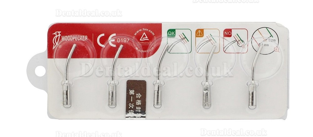 5Pcs Woodpecker G7 Ultrasonic Scaler Scaling Tips UDS EMS Compatible 5Pcs Woodpecker G7 Ultrasonic Scaler Scaling Tips UDS EMS Compatible