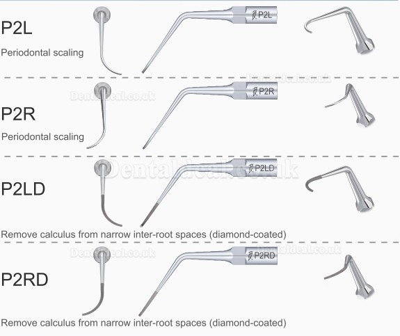5Pcs Woodpecker P4 Dental Scaler Scaling Perio Tips Fit EMS MECTRON Ultrasonic Scaler 5Pcs Woodpecker P4 Dental Scaler Scaling Perio Tips Fit EMS MECTRON Ultrasonic Scaler