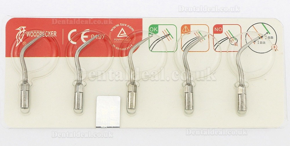 5Pcs Woodpecker P4 Dental Scaler Scaling Perio Tips Fit EMS MECTRON Ultrasonic Scaler 5Pcs Woodpecker P4 Dental Scaler Scaling Perio Tips Fit EMS MECTRON Ultrasonic Scaler