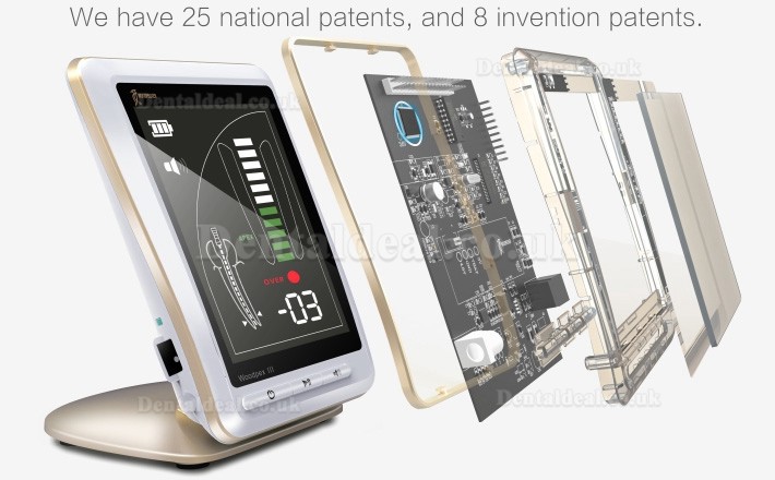 Woodpecker® Dental Apex Locator with Color LCD Screen Golden Woodpex3-G Woodpecker® Dental Apex Locator with Color LCD Screen Golden Woodpex3-G