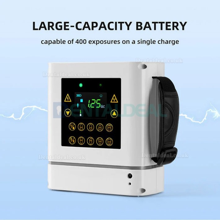 Portable High-Frequency Dental X-Ray Unit with Intraoral Sensor Kit Handheld Imaging Device