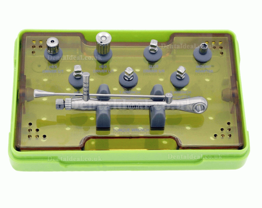 GSM Universal Implant Screwdriver Hand Driver & Dental Torque Wrench Prosthetic Kit