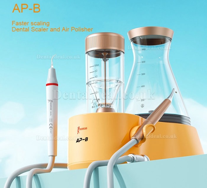 Woodpecker AP-B 2 In 1 Dental Air Flow Polisher & Piezo Ultrasonic Scaler With LED Light Fit EMS Woodpecker AP-B 2 In 1 Dental Air Flow Polisher & Piezo Ultrasonic Scaler With LED Light Fit EMS