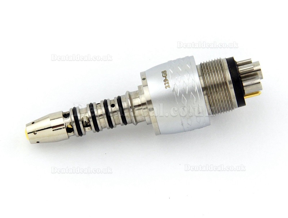 YUSENDENT CX229-GS Dental LED Quick Coupling 6 Hole Fit Sirona R/F Fiber Optic High Speed Handpiece