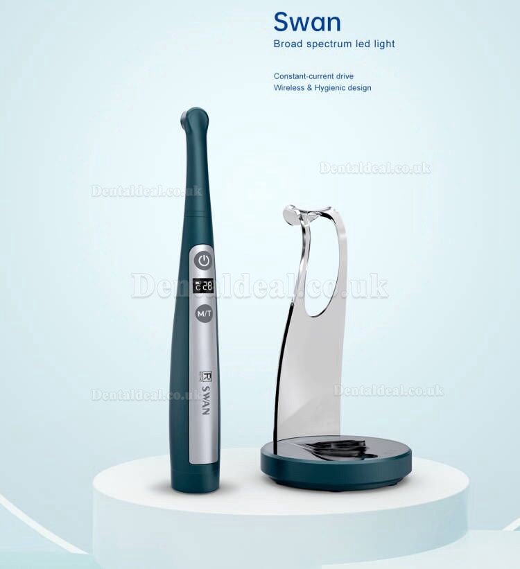 Refine Swan Dental LED Curing Light Wireless Orthodontic Cure Caries Detector Broad Spectrum